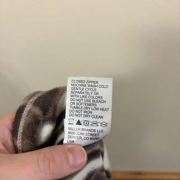 CINCH women’s full zip fleece jacket XL southwestern brown cream Aztec - Picture 6 of 8